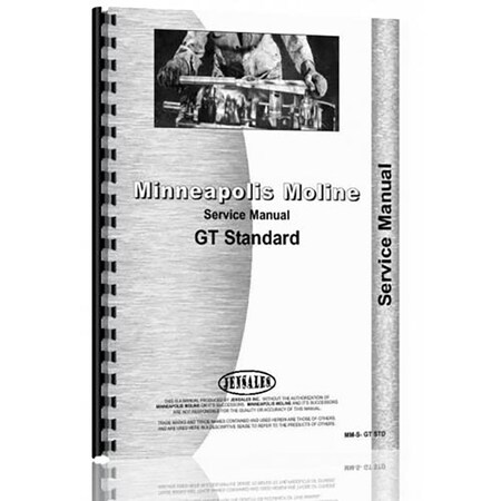 Aftermarket Service Manual for Minneapolis Moline GT RAP79905